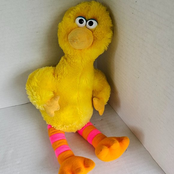 Applause 90s Sesame Street Stuffed Animal Yellow Big Bird Muppets 1992 Plush - Picture 1 of 14